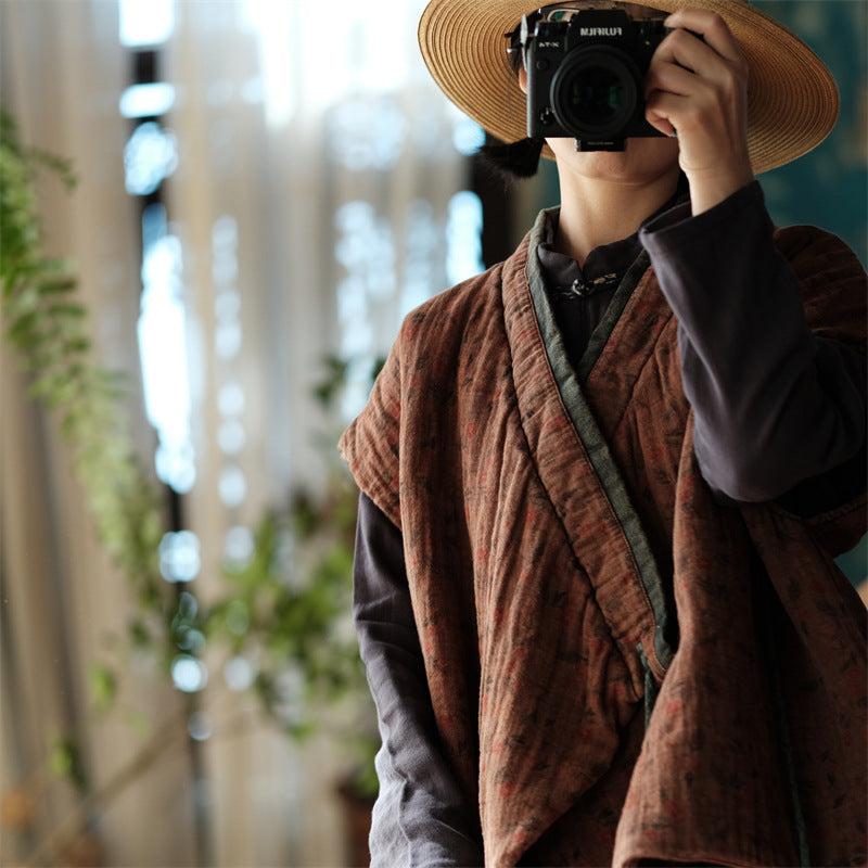 Chaleco cruzado vintage Daisy