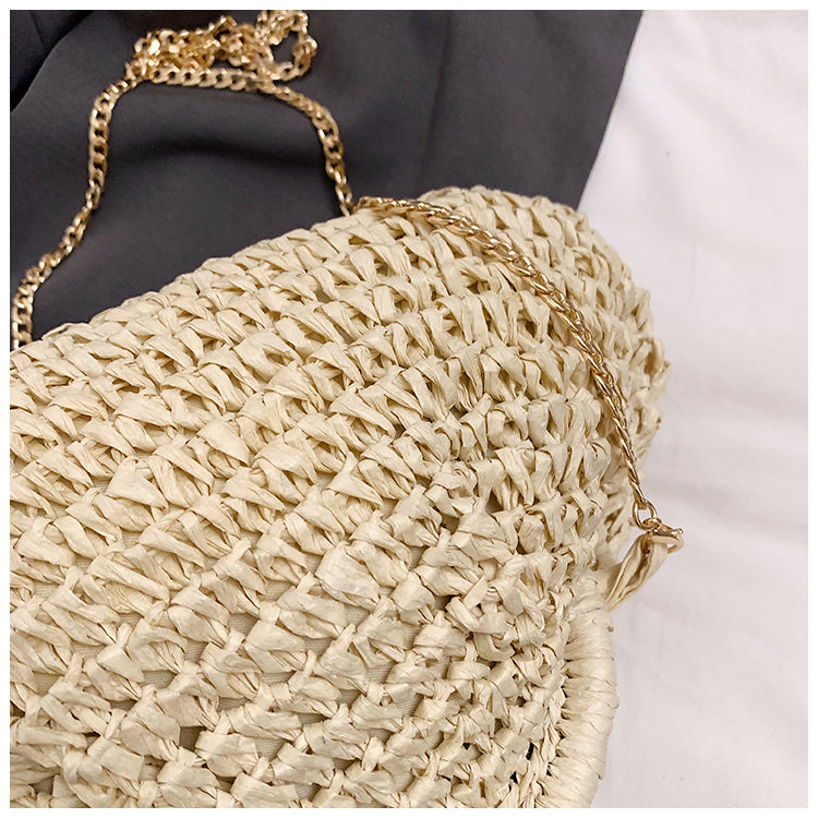 Bolso bandolera de paja tejida Palma