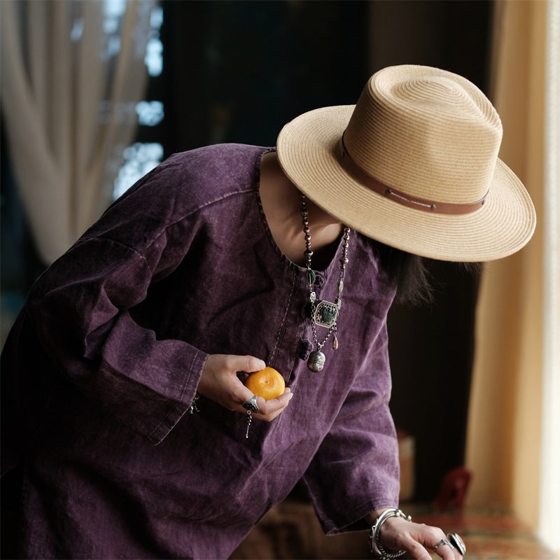 Women's Oversized Vintage Breeze Linen Shirt – Lightweight and Breathable