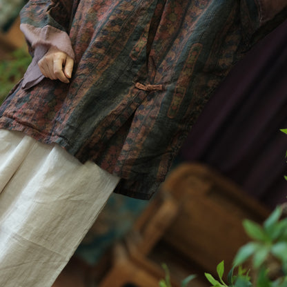 Blusa vintage de ramio Earth