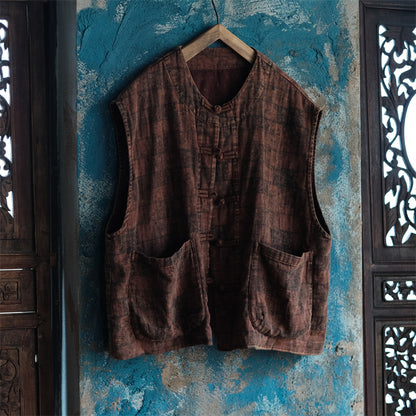 Chaleco floral vintage