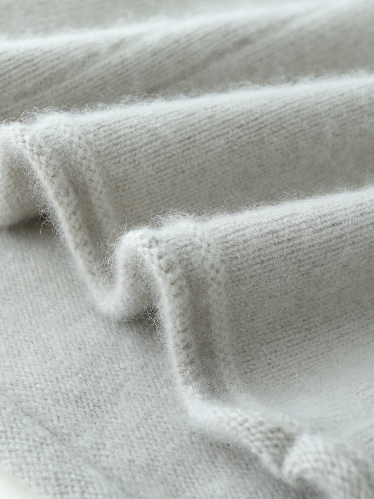 Vestido de cachemira de lujo y acogedor