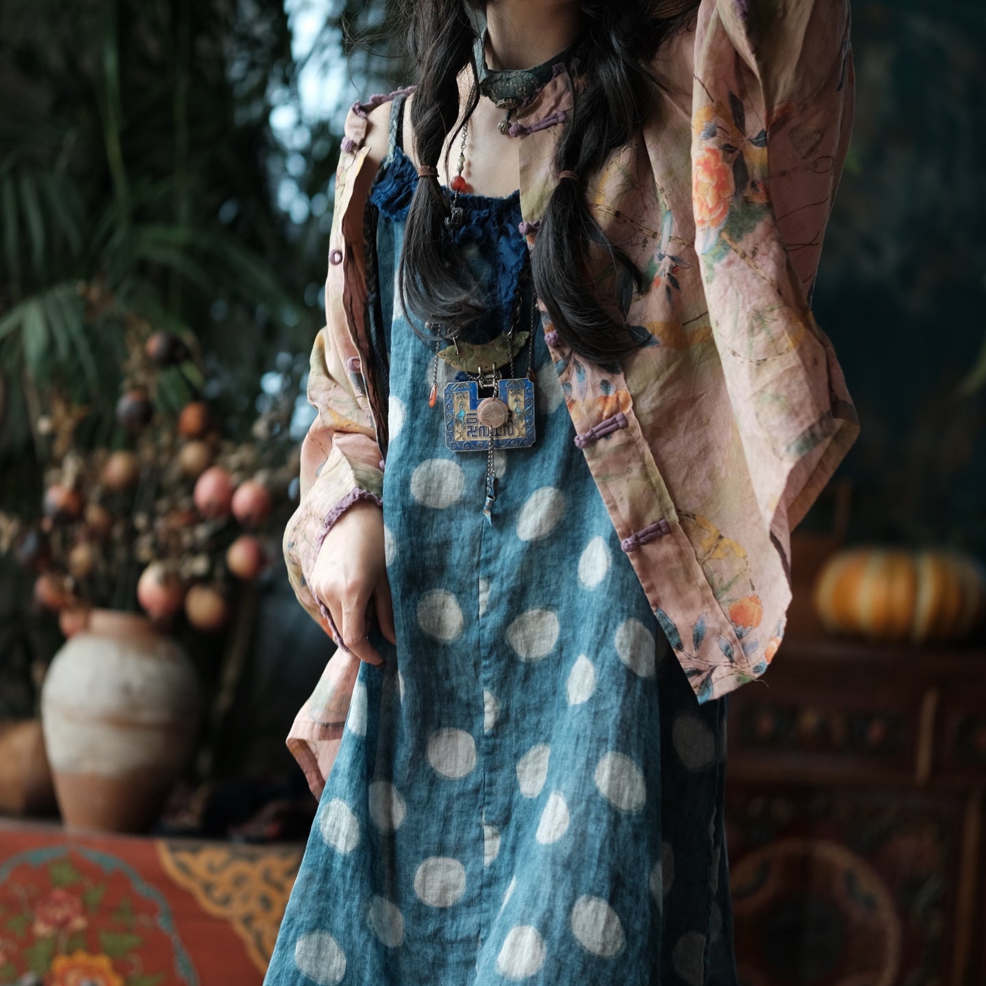 Blush Garden Ramie Jacket