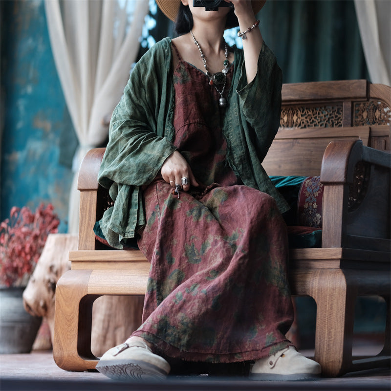 Falda de lino Vintage Breeze