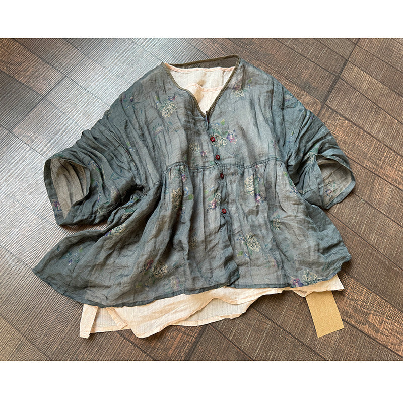 Blusa de ramio Vintage Breeze