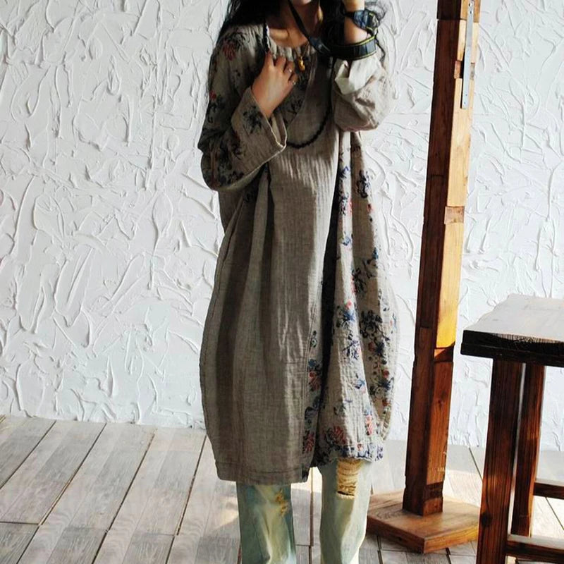 Vestido túnica Floral Breeze