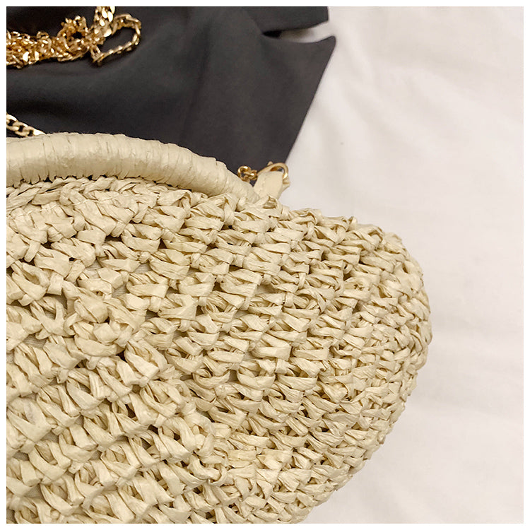 Bolso bandolera de paja tejida Palma