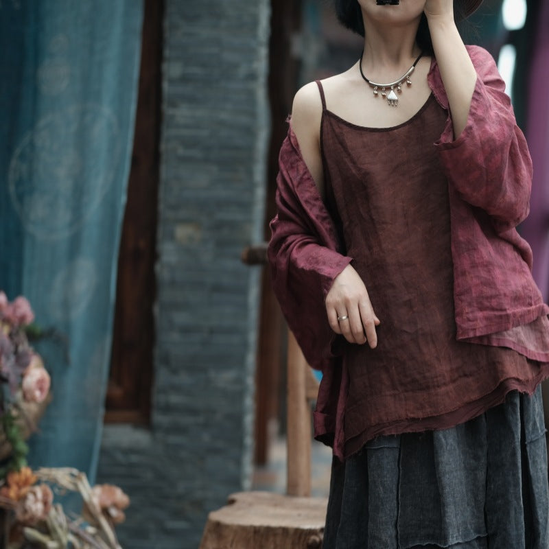 Blusa de tiras Vintage Bloom