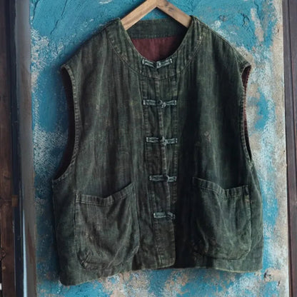 Chaleco floral vintage