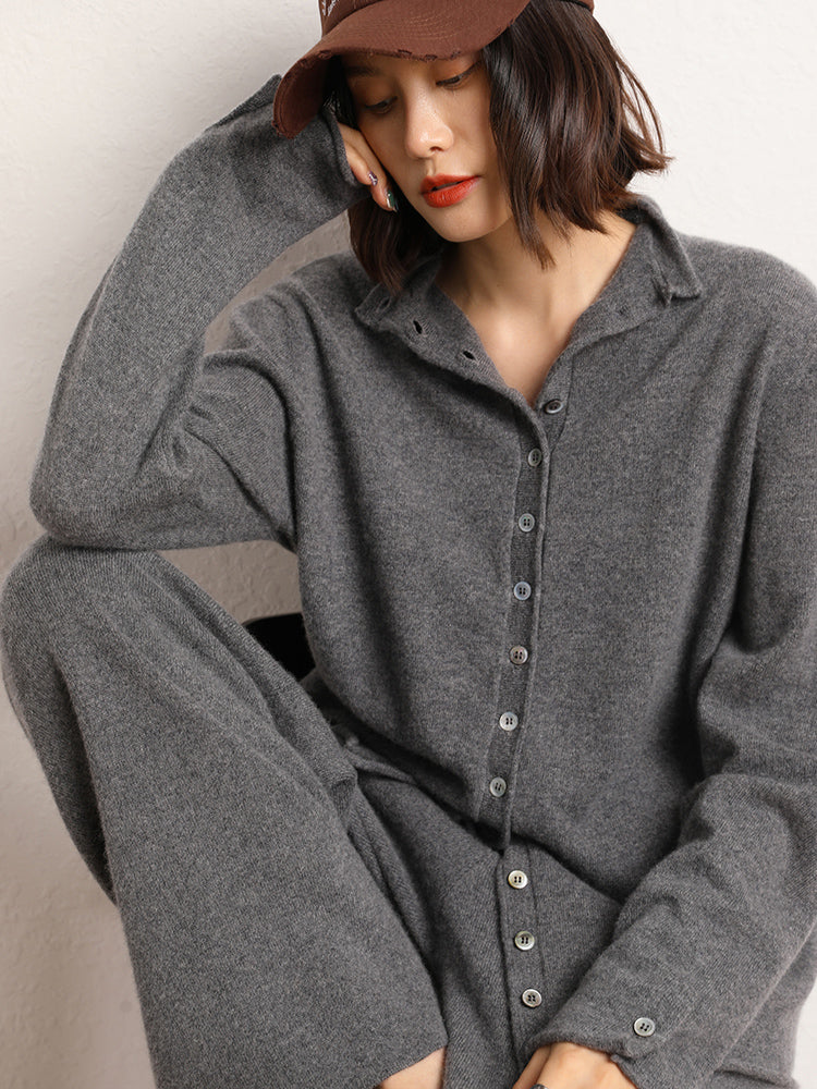 Cárdigan de lujo de cachemira