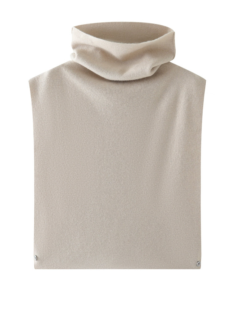 Elegante blusa de punto con cuello alto