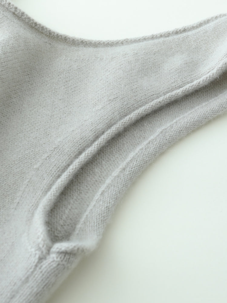 Vestido de cachemira de lujo y acogedor