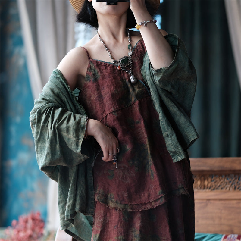 Camisola de lino Vintage Breeze