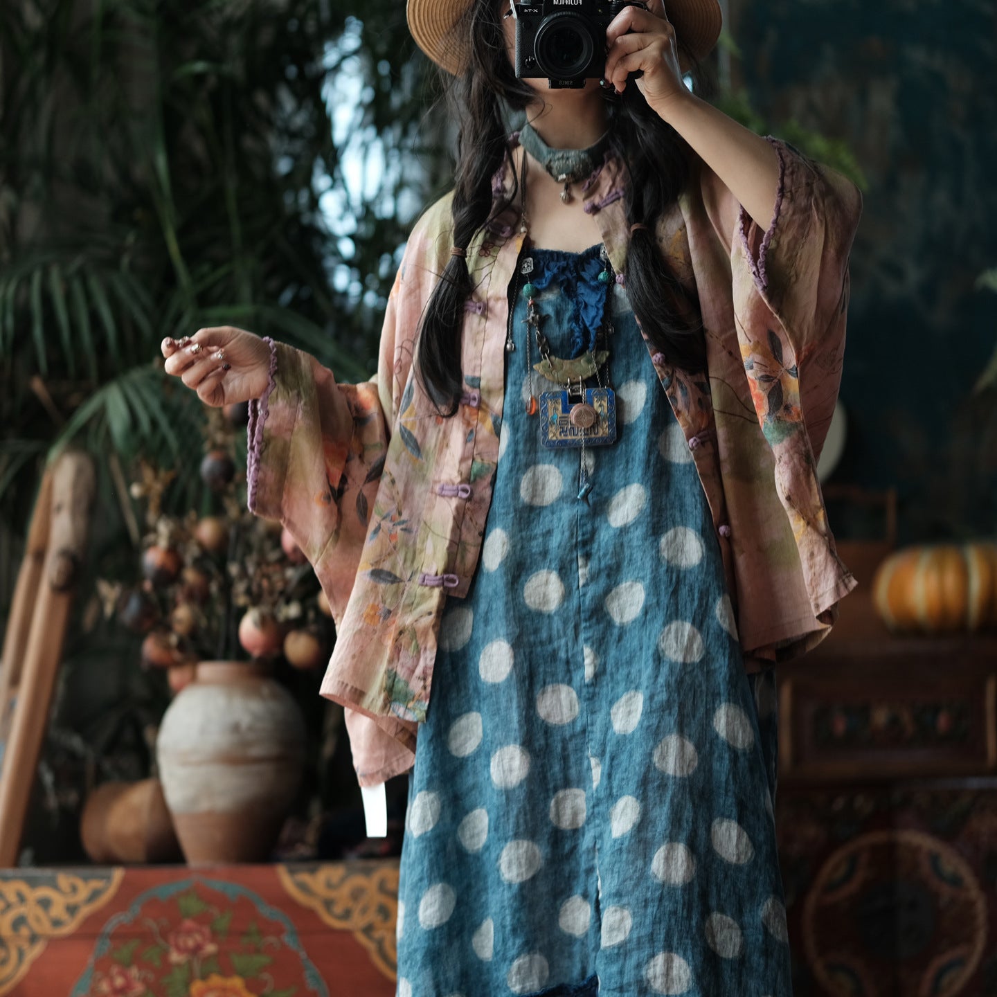 Blush Garden Ramie Jacket