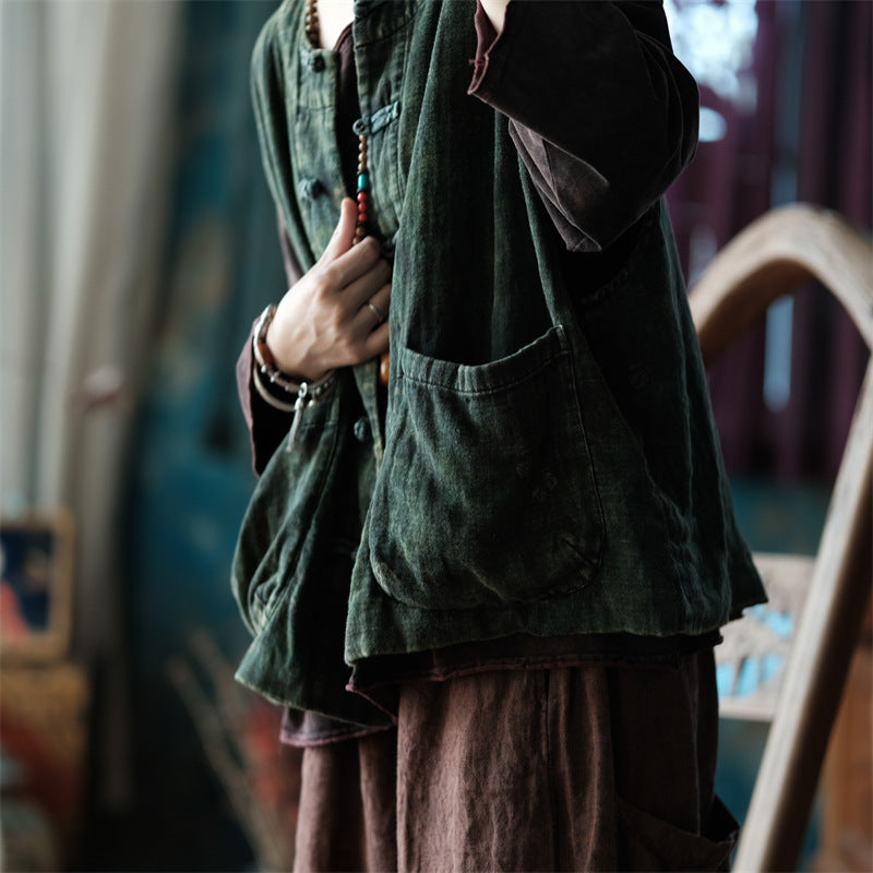 Chaleco floral vintage