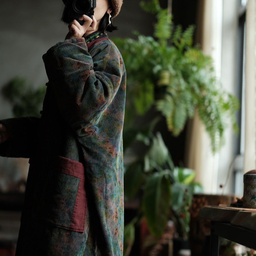 Fernwood Floral Corduroy Parka