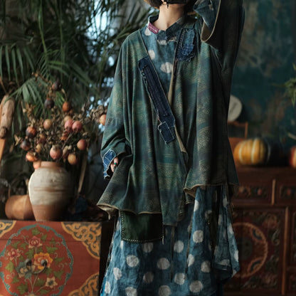 Aoi Vintage Floral Cotton Kimono
