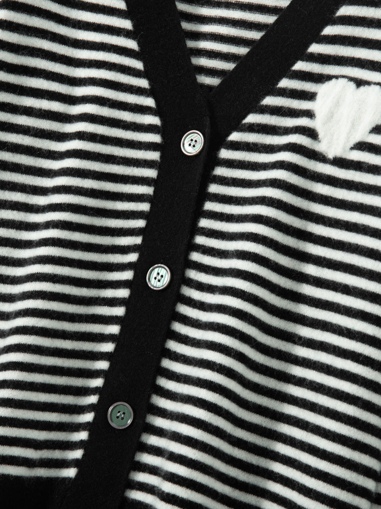 Cárdigan de cachemira Heartline