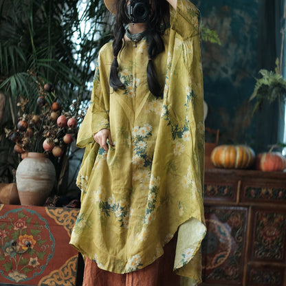 Wild Daisy Ramie Midi Dress