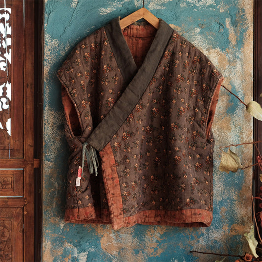 Chaleco cruzado vintage Daisy