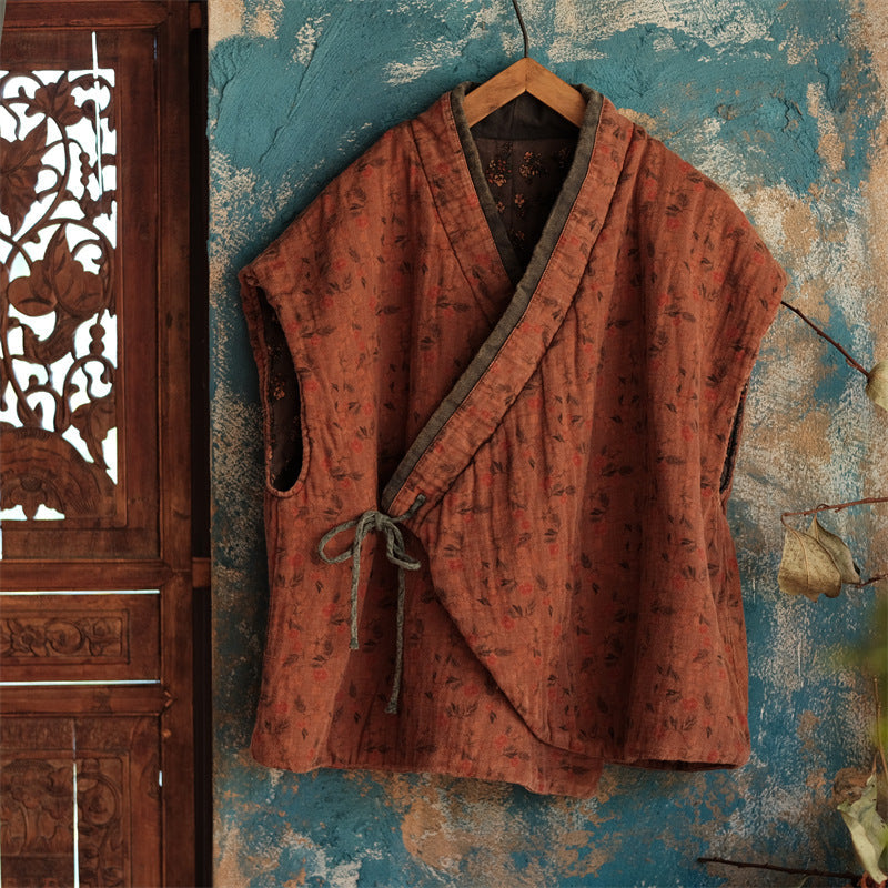 Chaleco cruzado vintage Daisy