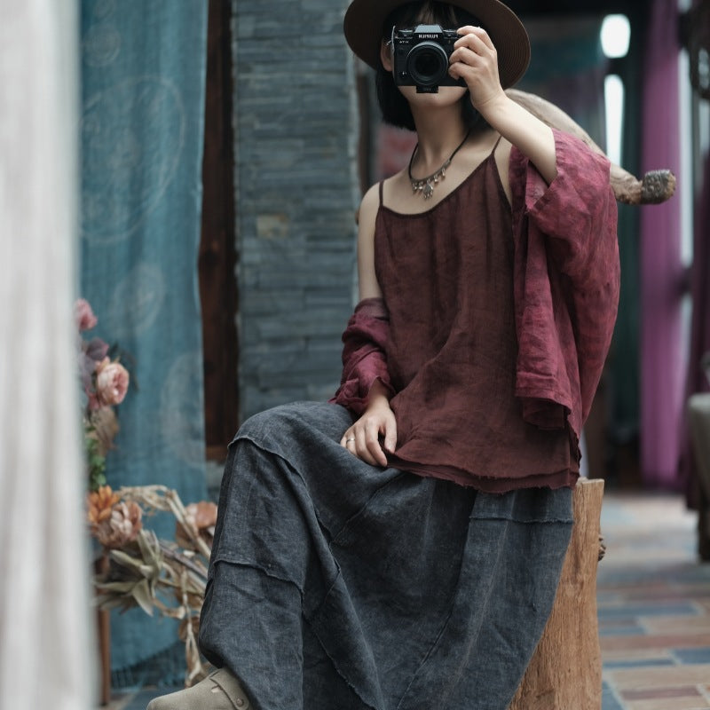 Blusa de tiras Vintage Bloom