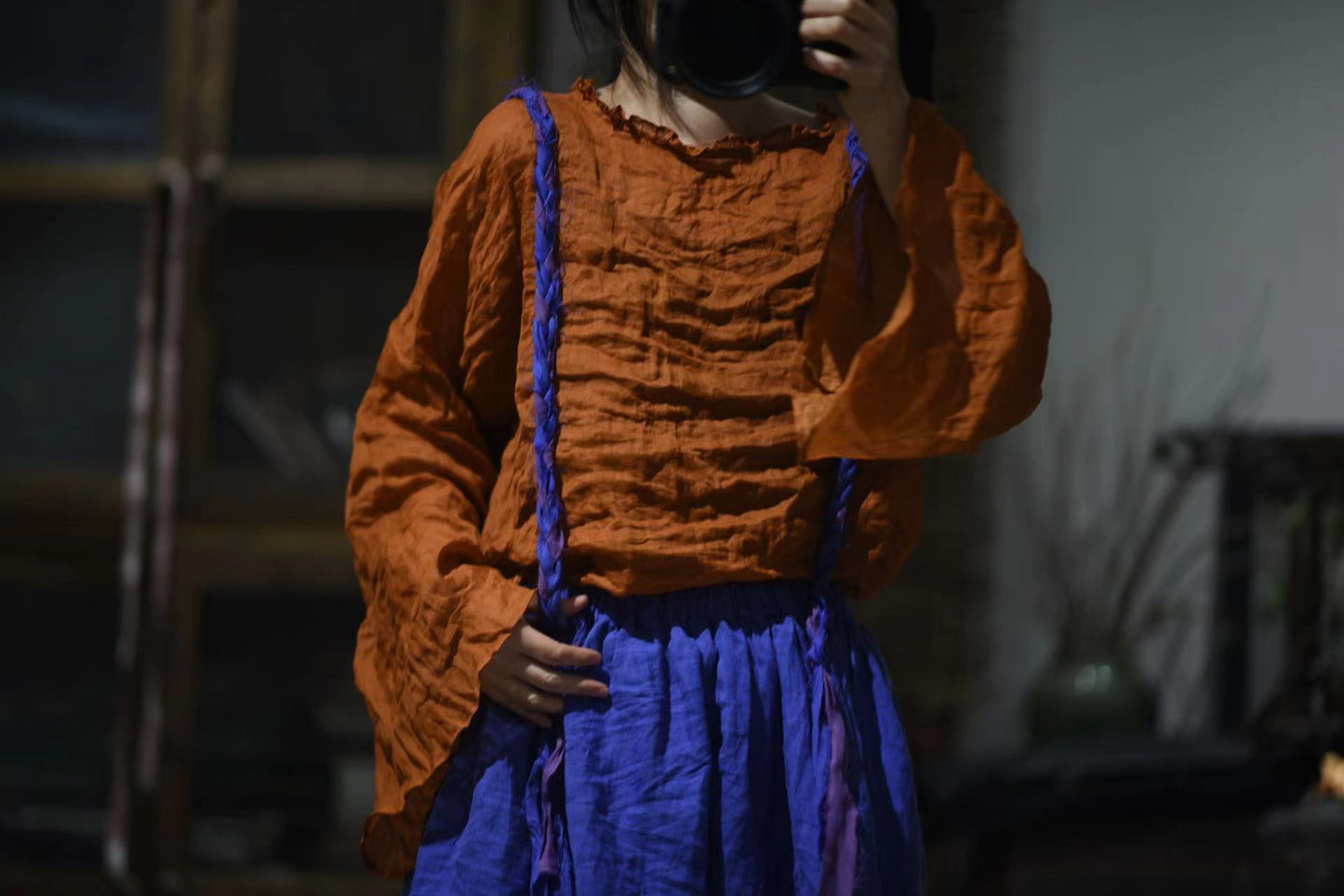 Blusa con volantes Rami