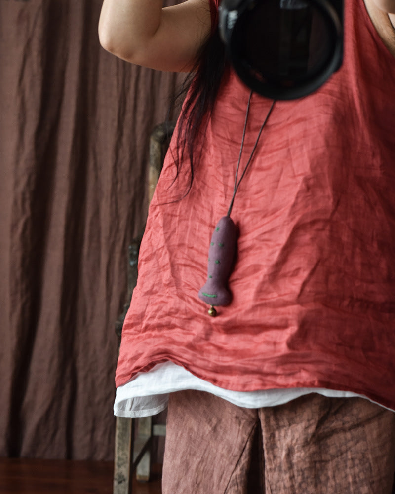 Camisola de lino vintage Bluz