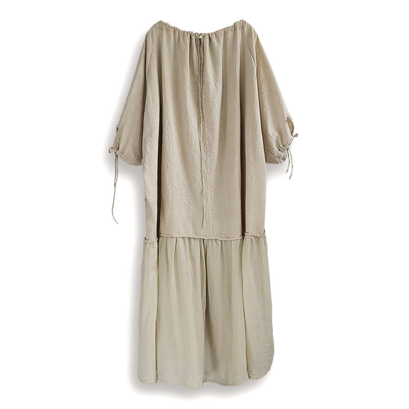 Vestido de lino Boho Breeze