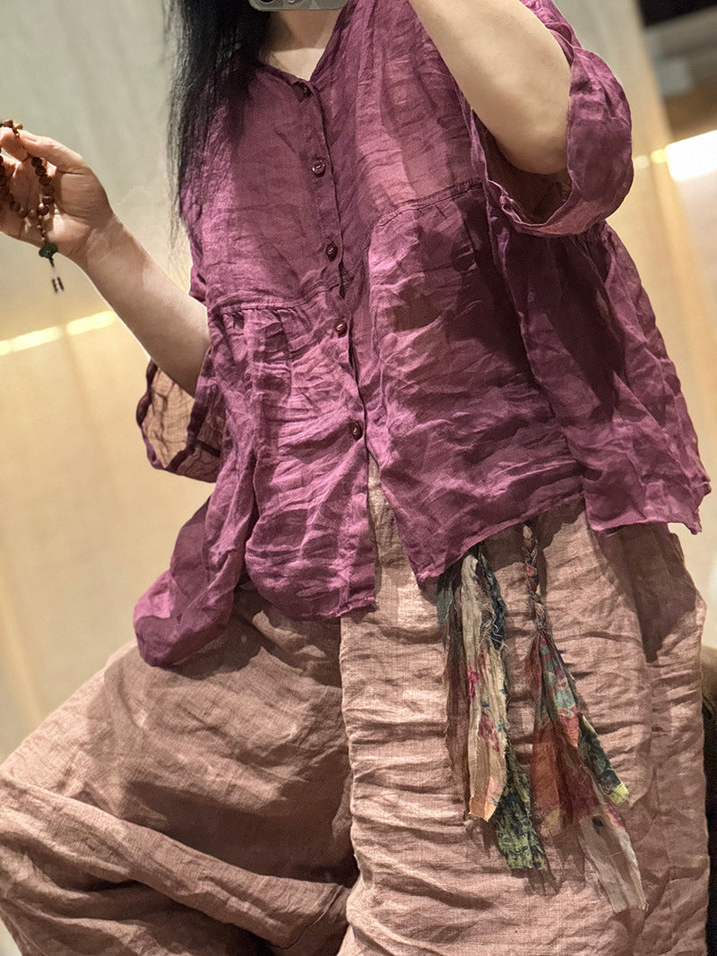 Blusa de ramio Vintage Breeze