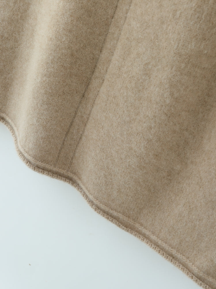 Vestido de cachemira de lujo y acogedor