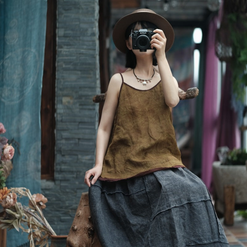 Blusa de tiras Vintage Bloom