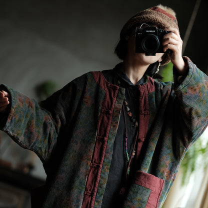 Fernwood Floral Corduroy Parka