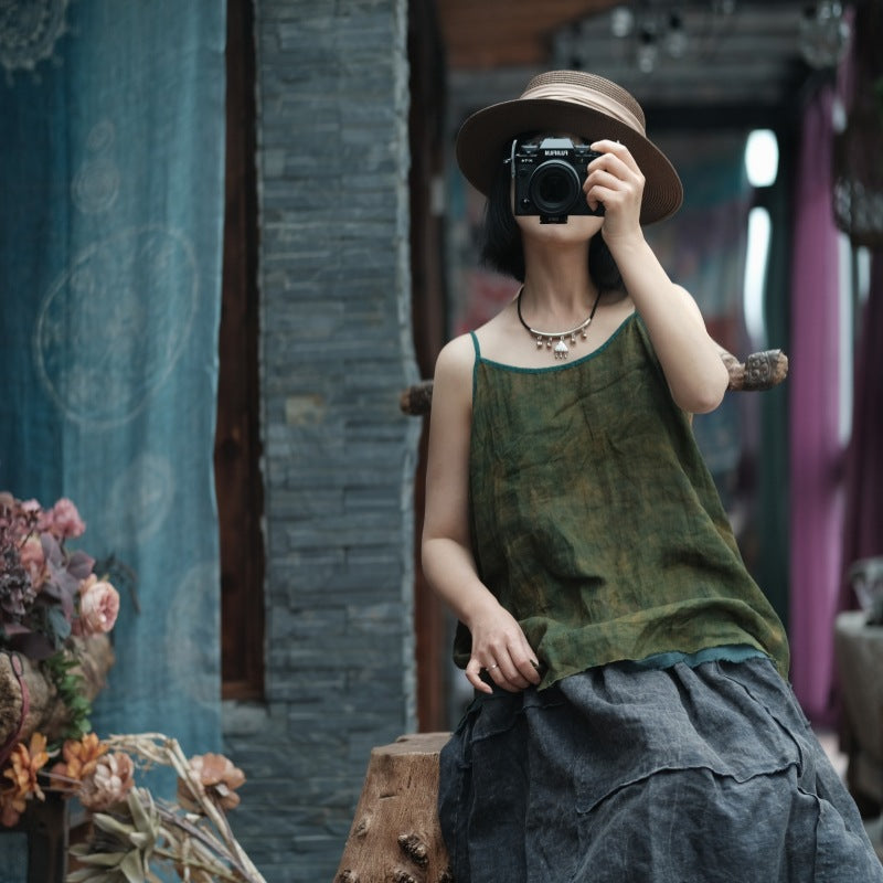 Blusa de tiras Vintage Bloom