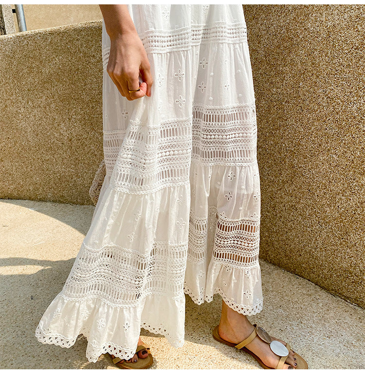 Vestido largo bohemio de verano puro