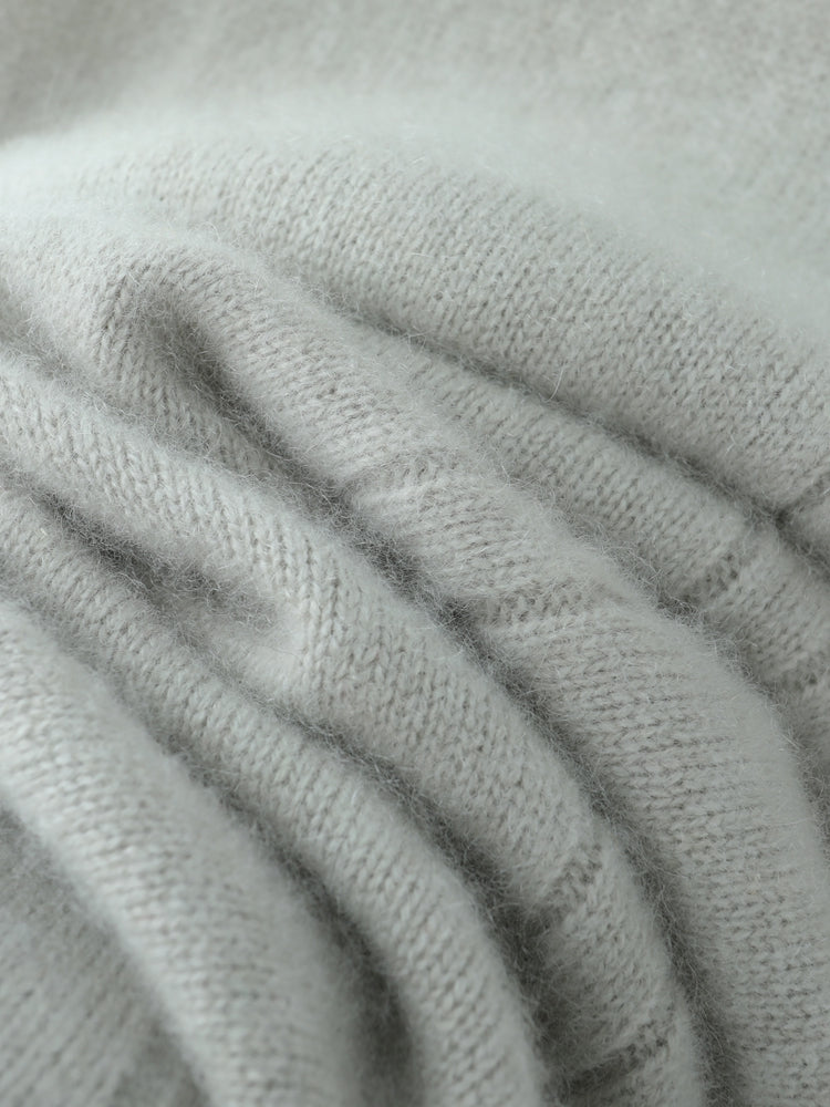 Vestido de cachemira de lujo y acogedor