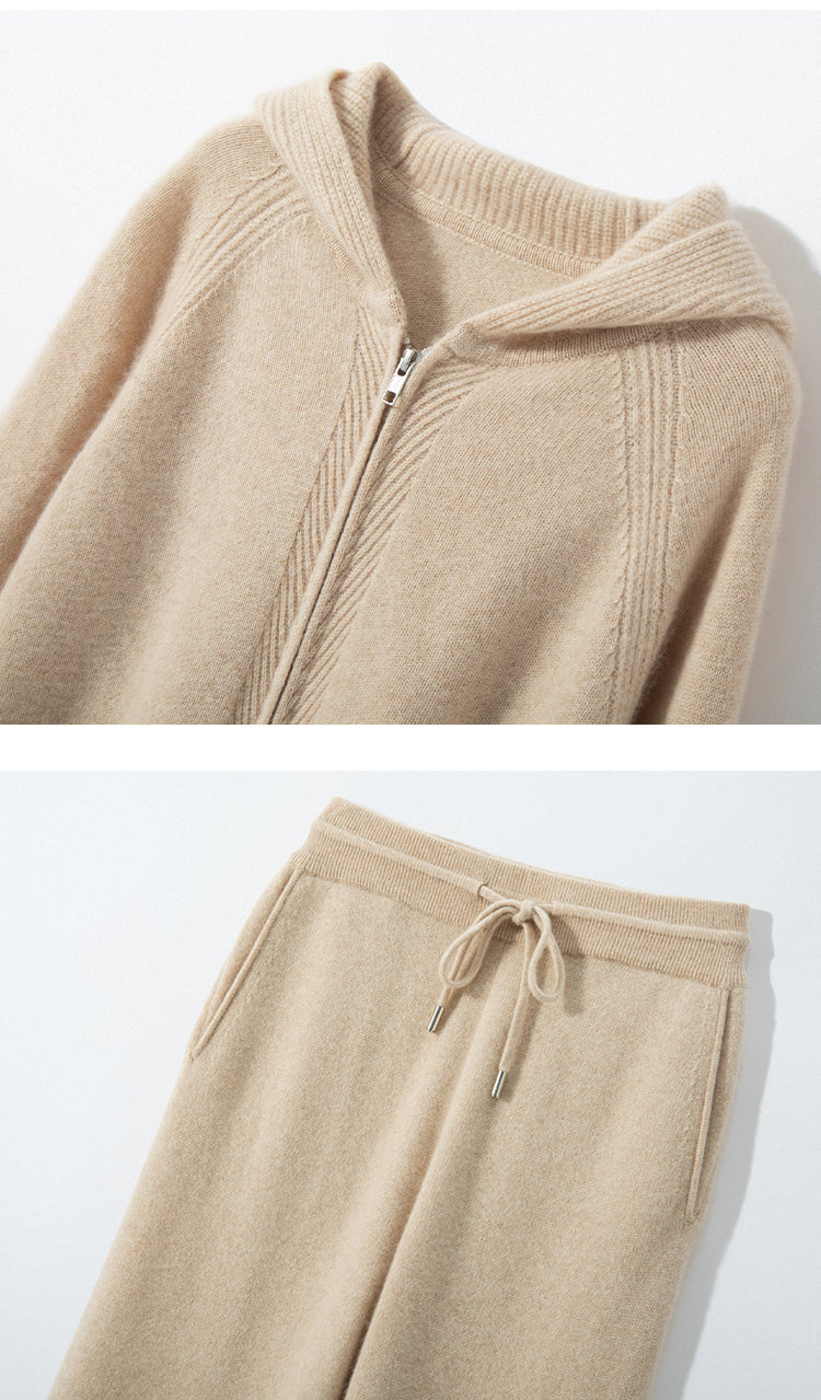 Conjunto de lujo de cachemira