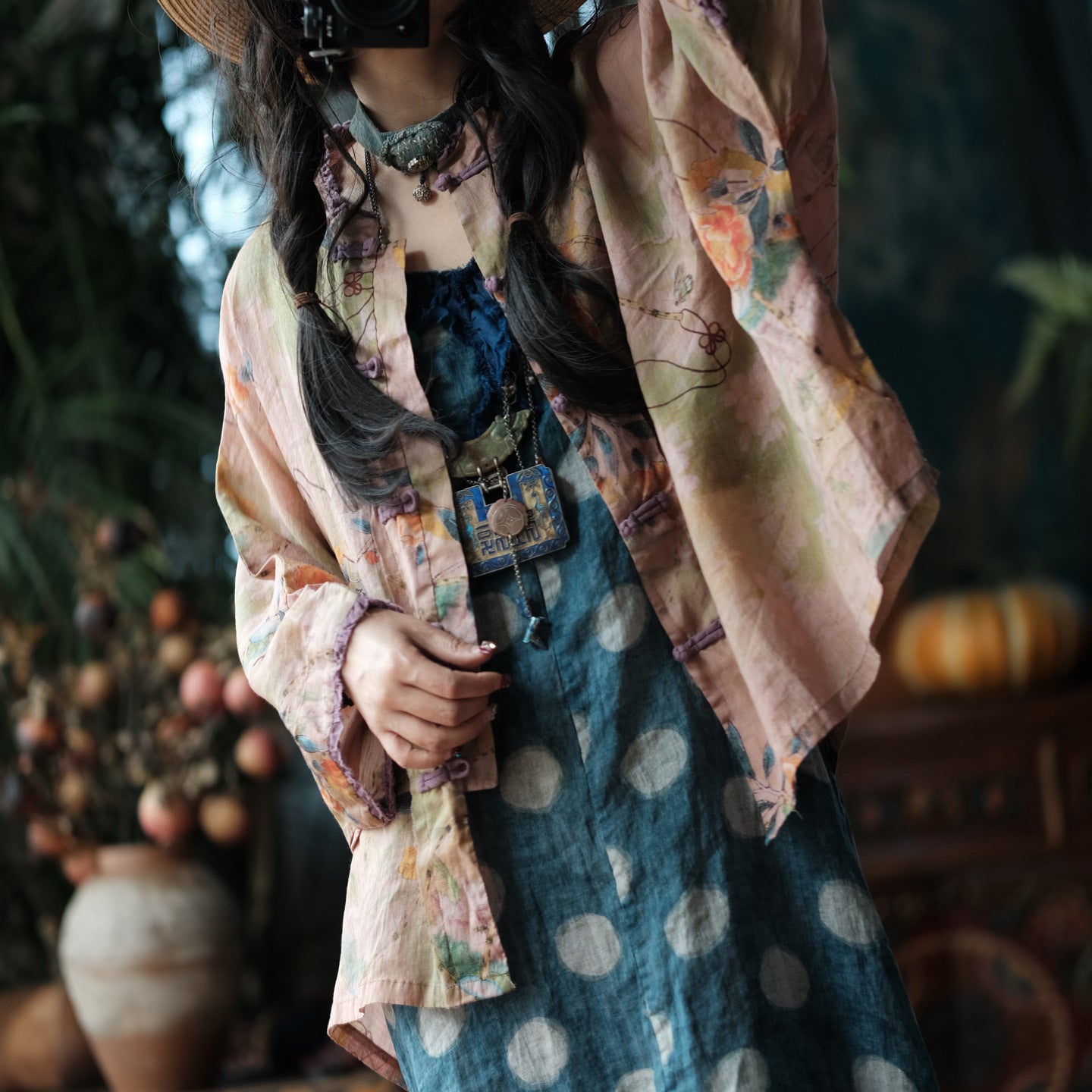 Blush Garden Ramie Jacket