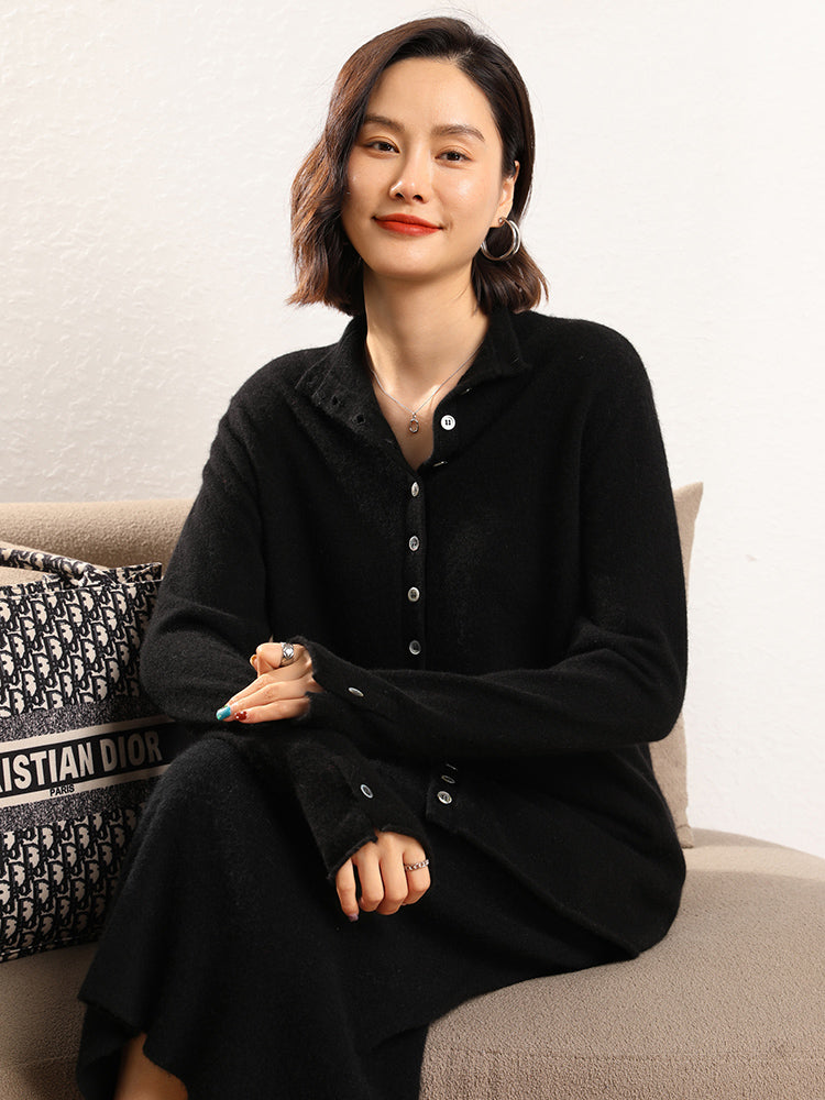 Cárdigan de lujo de cachemira