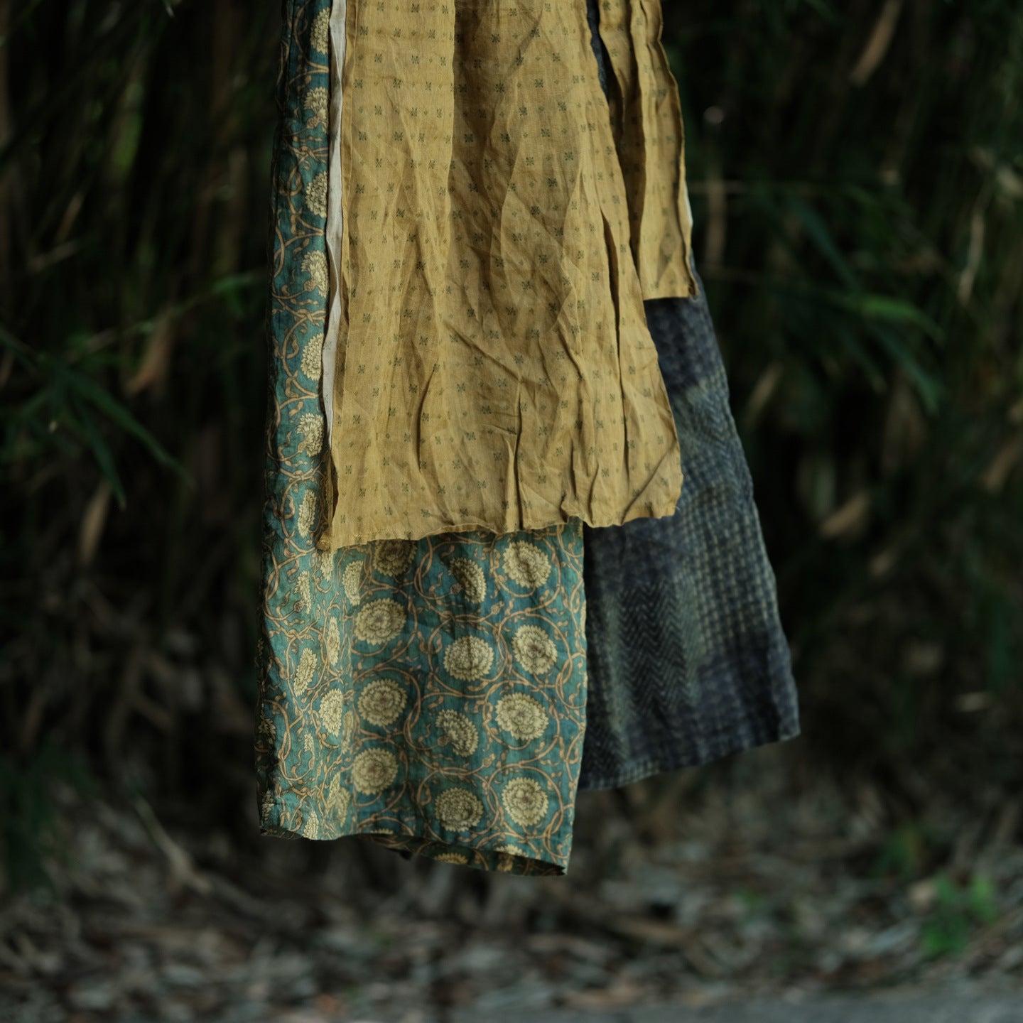 Vintage Nomad Patchwork Ramie Pants