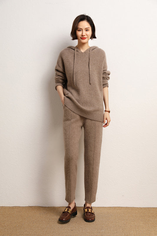 Conjunto de cachemira suave y lujoso