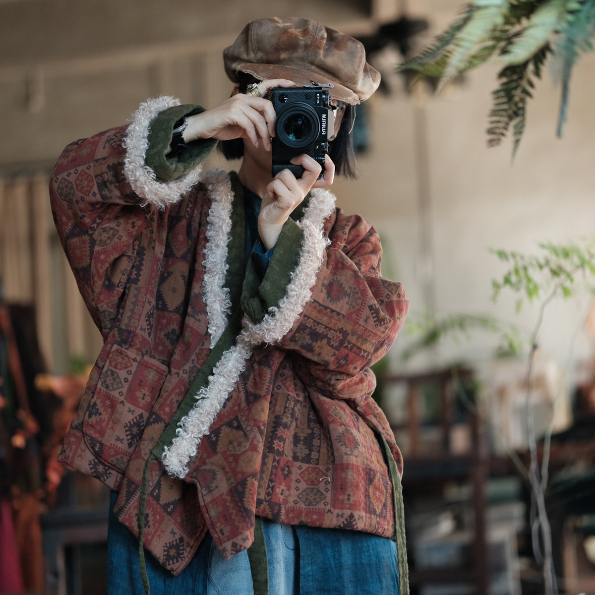 Mosaic Moss Quilted Jacket