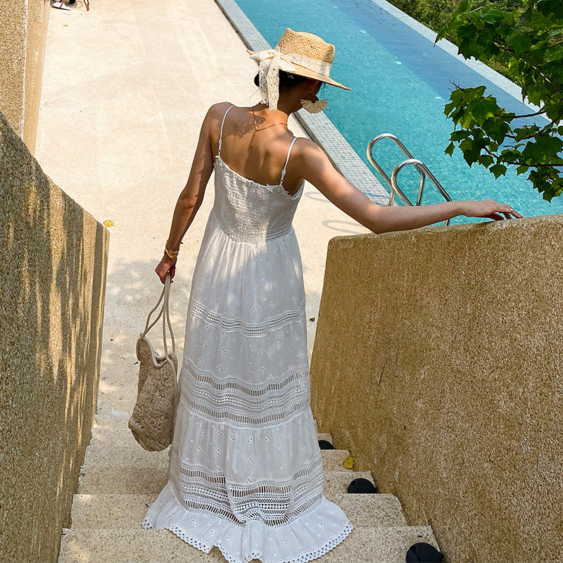 Vestido largo bohemio de verano puro