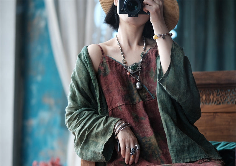 Camisola de lino Vintage Breeze