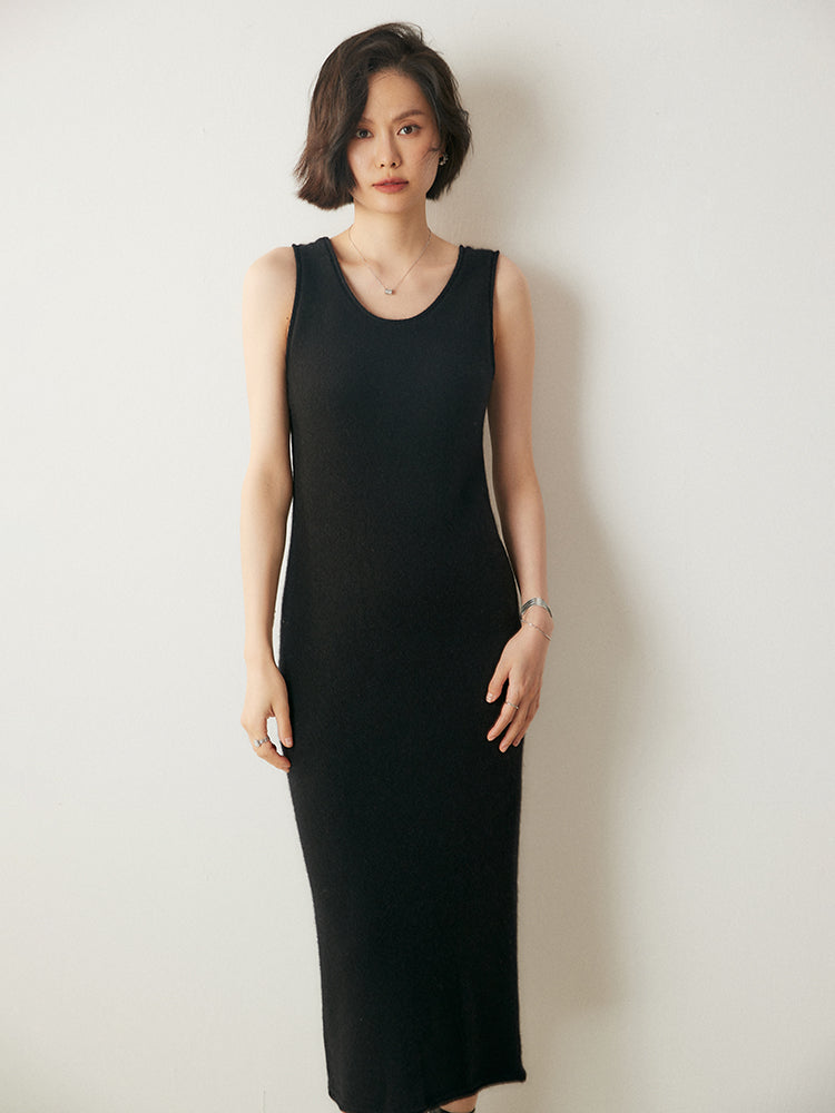 Vestido de cachemira de lujo y acogedor