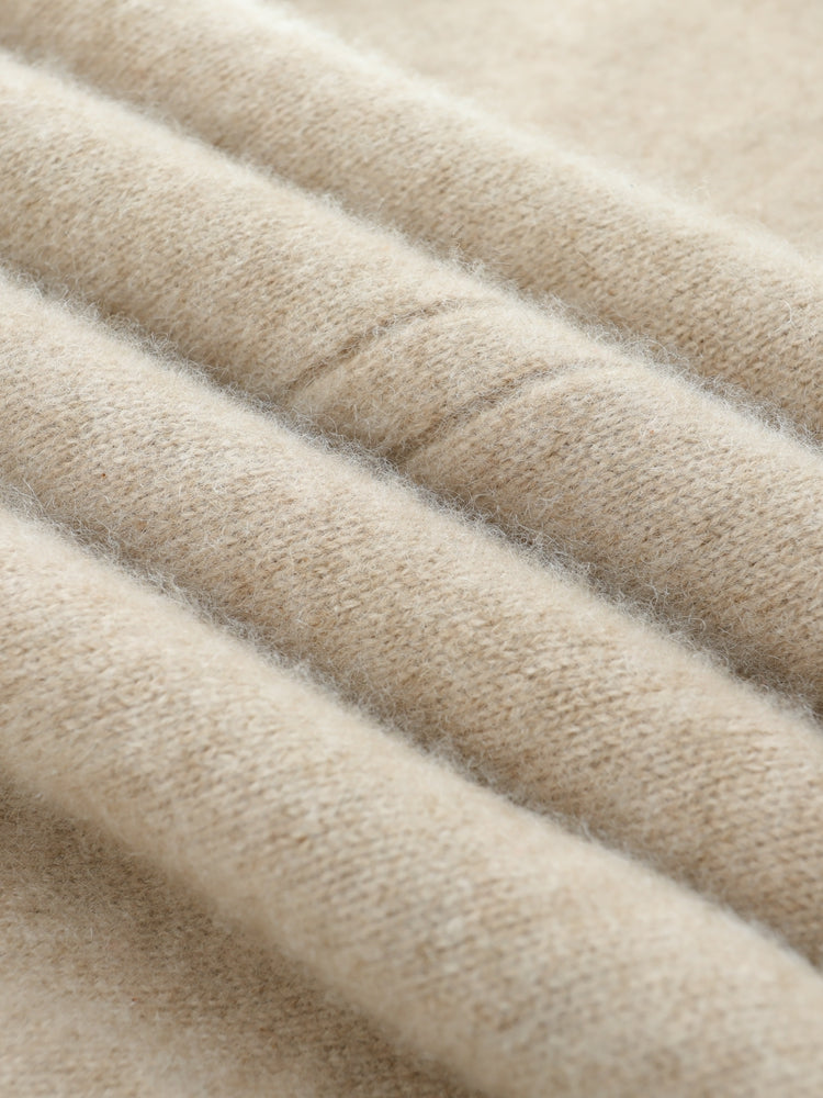 Vestido de cachemira de lujo y acogedor