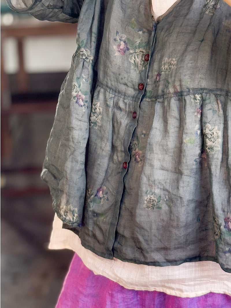 Blusa de ramio Vintage Breeze