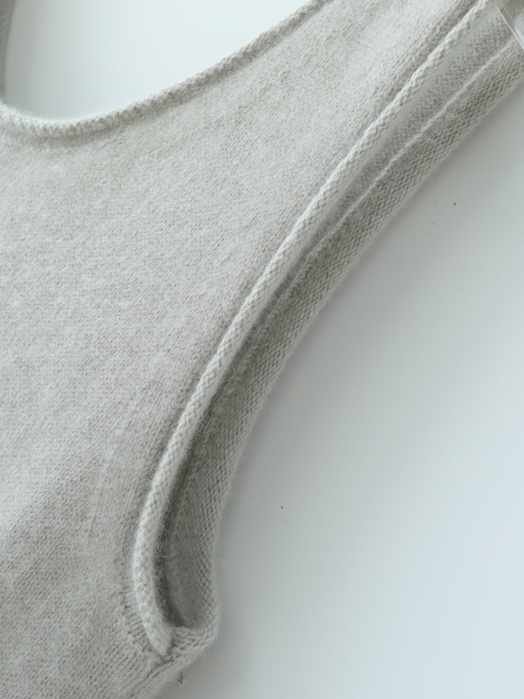 Vestido de cachemira de lujo y acogedor