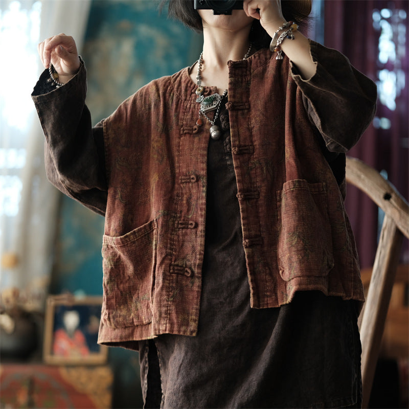 Chaleco floral vintage