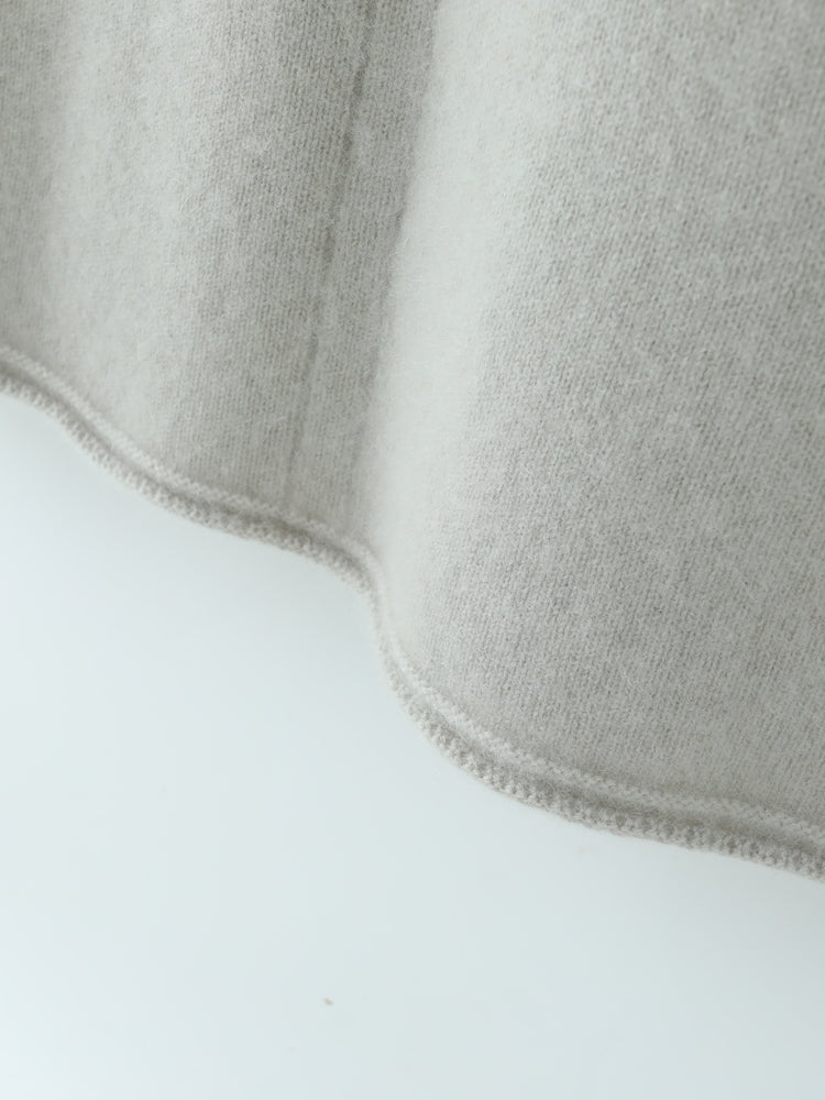 Vestido de cachemira de lujo y acogedor